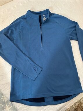 Club Ride Blue Half-Zip Pullover